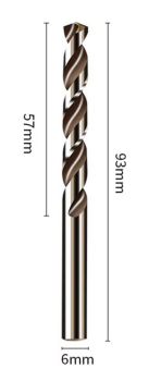 HSS Co5 - twist drill 6 mm made of cobalt alloy