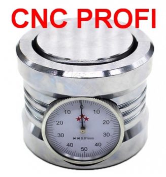 Measuring button for tool measurement with clock - stainless steel