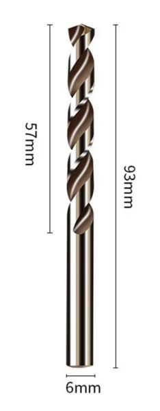 HSS Co5 - twist drill 6 mm made of cobalt alloy