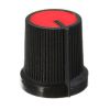 Knop for potentiometer - red